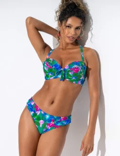 Free Spirit Twist Front Ruched Tummy Control Swimsuit