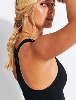 Free Throw Racer Back Running Crop Top