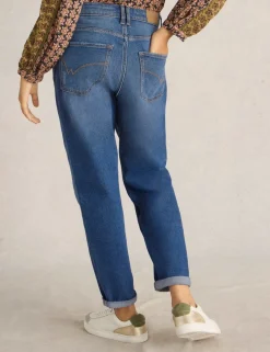 Freya Mid Rise Straight Leg Jeans