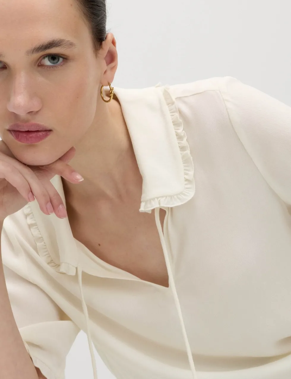 Frill Detail Top