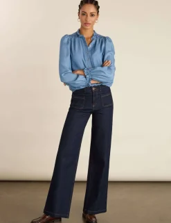 Frill Neck Blouse