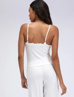 Frill Ribbed Cami Pyjama Set