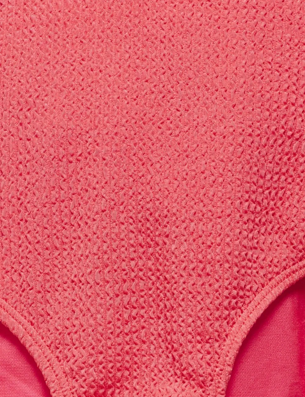 Frill Textured Swimsuit (7-14 Yrs)