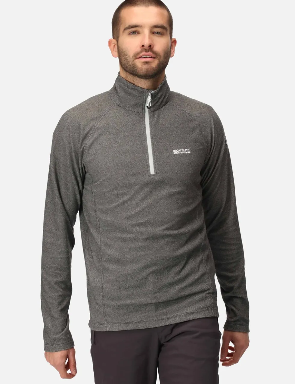 Funnel Neck Half Zip Jumper