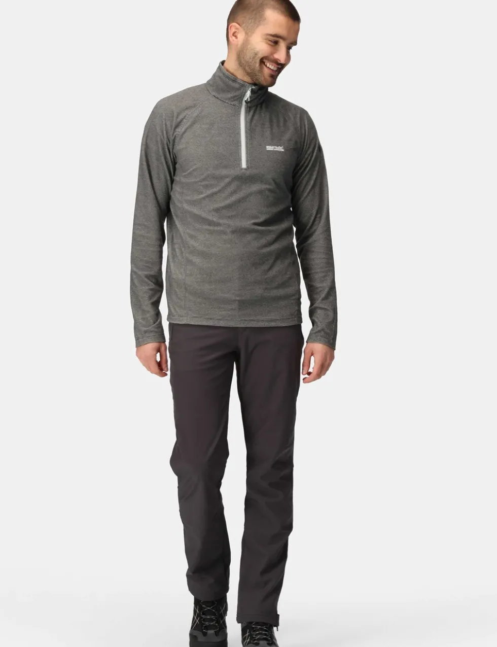 Funnel Neck Half Zip Jumper