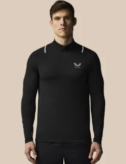 Funnel Neck Half Zip Training Top