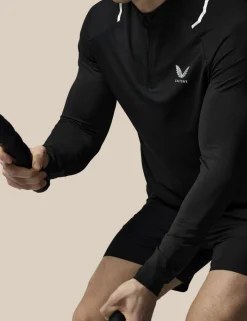 Funnel Neck Half Zip Training Top
