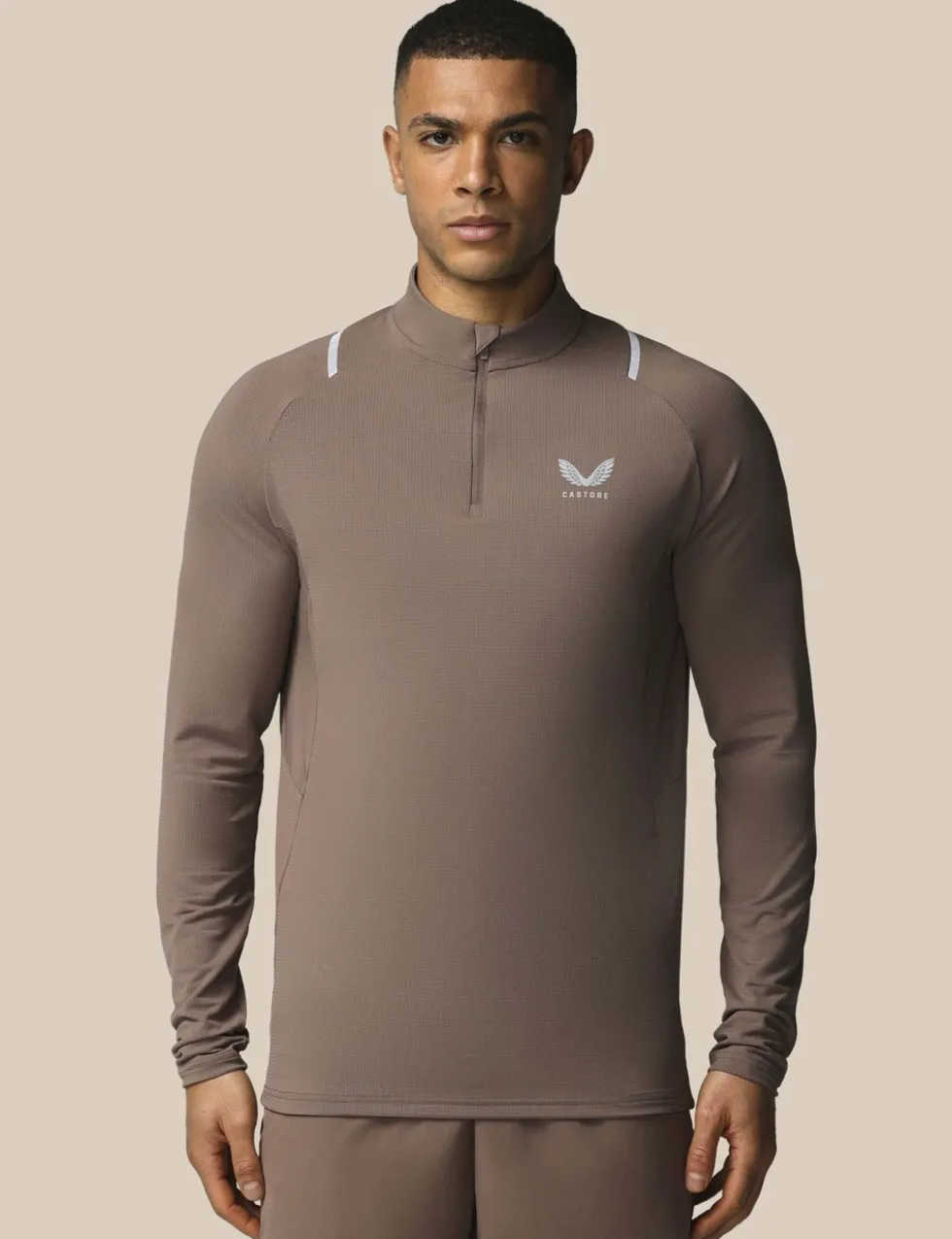 Funnel Neck Half Zip Training Top