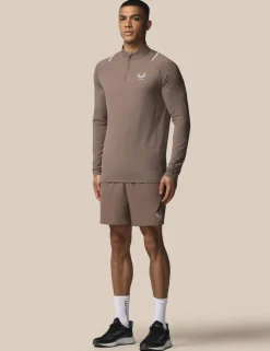 Funnel Neck Half Zip Training Top