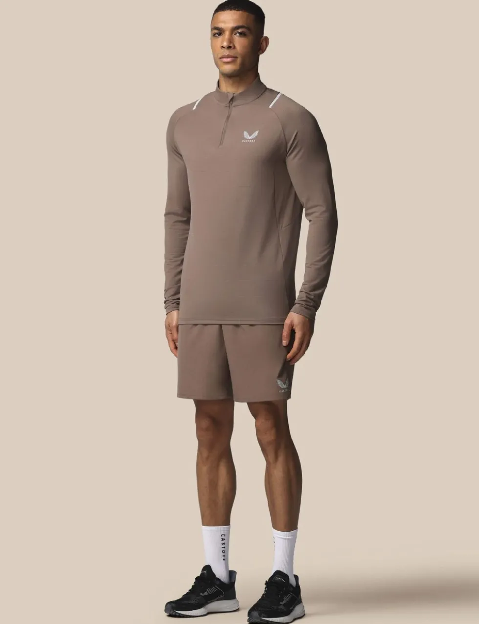 Funnel Neck Half Zip Training Top