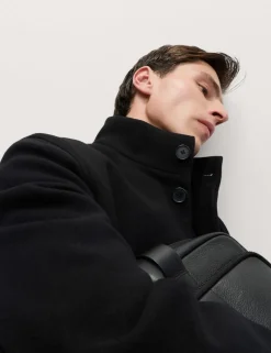 Funnel Neck Overcoat