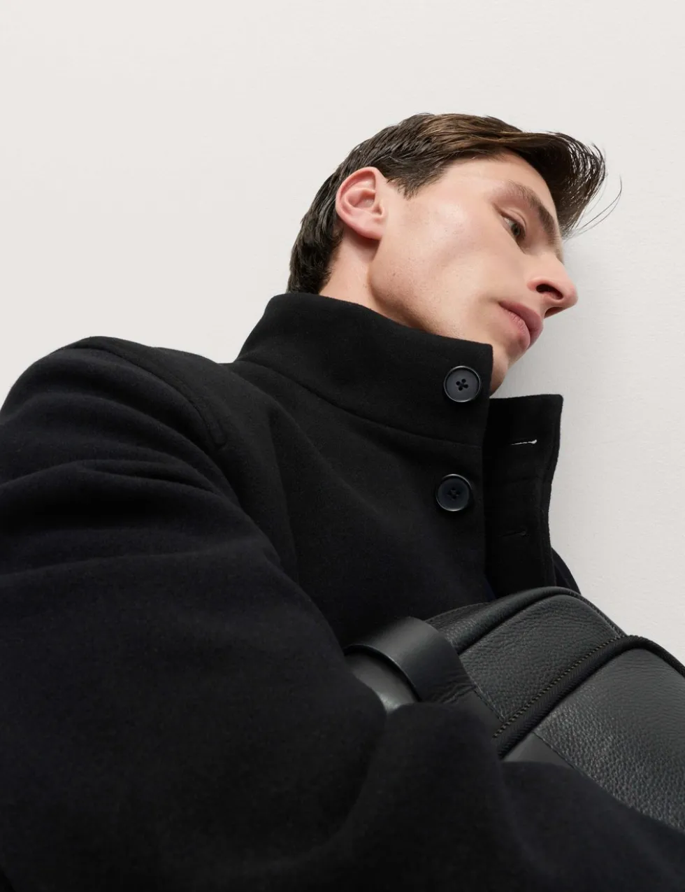 Funnel Neck Overcoat
