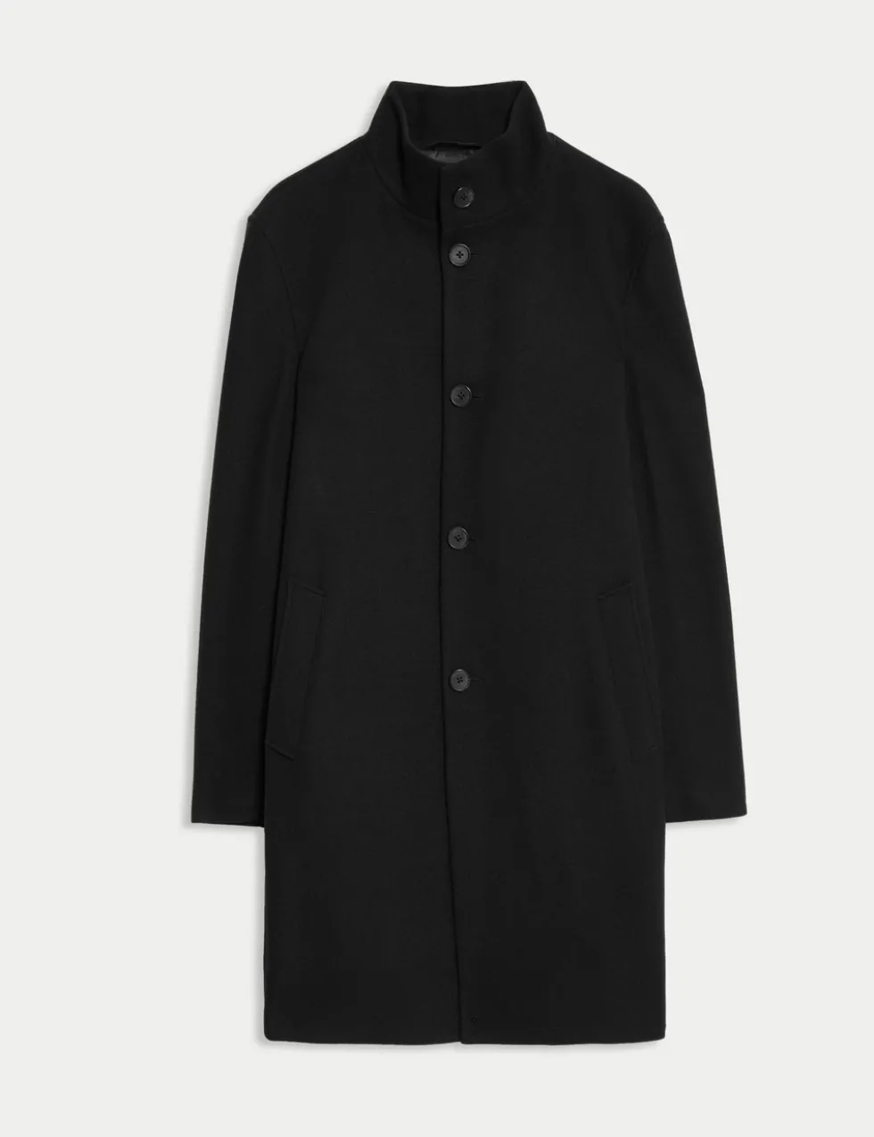 Funnel Neck Overcoat