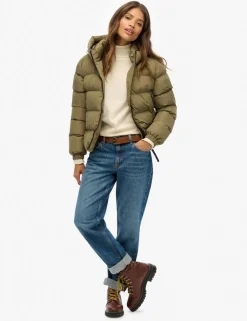 Funnel Neck Puffer Jacket