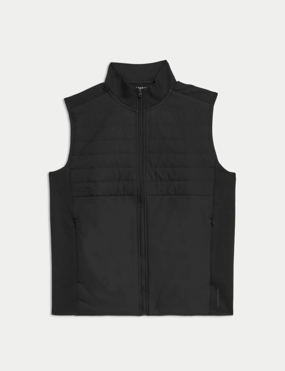 Funnel Neck Quilted Gilet
