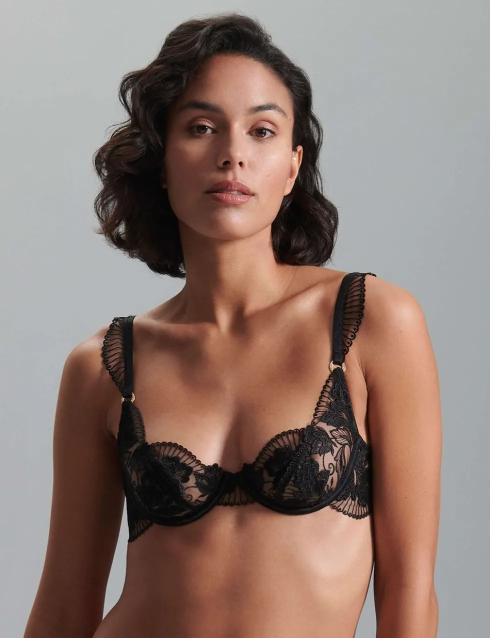 Gabriella Wired Demi Cup Bra (B-DD)