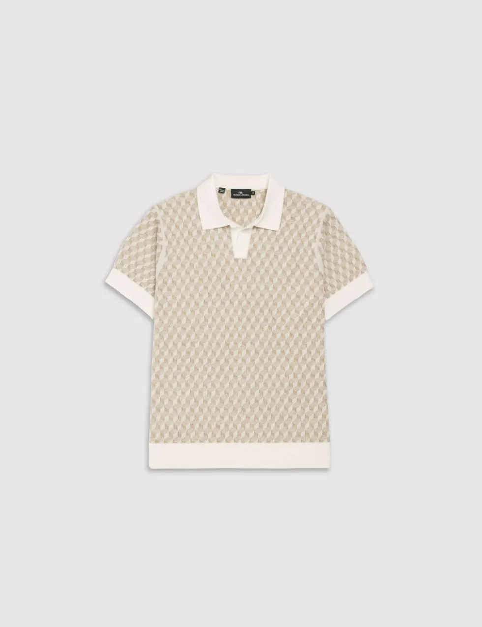Galdfield Pure Cotton Knitted Polo Shirt