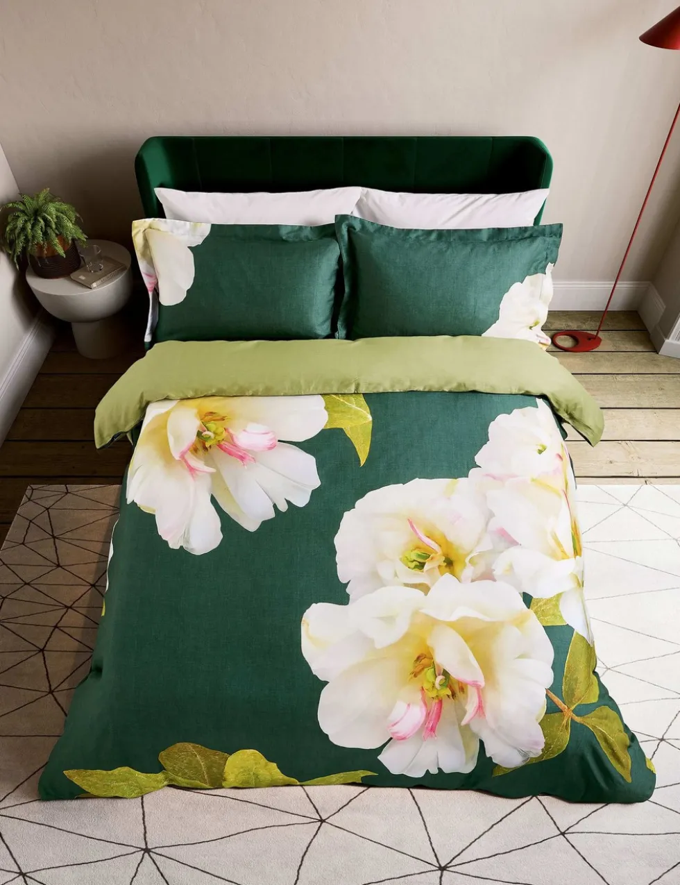 Gardenia Flowers Bedding Set