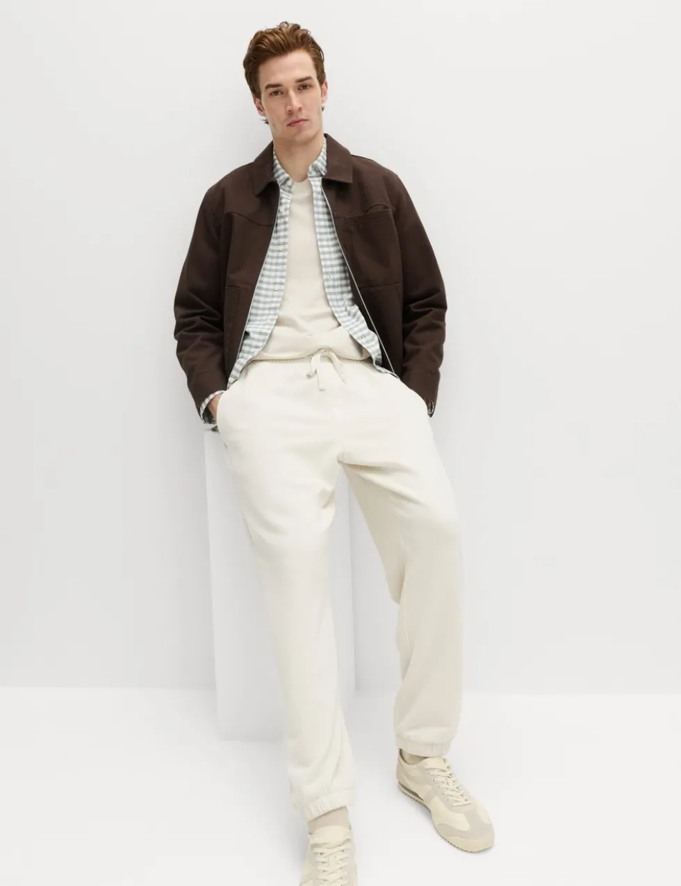 Garment Dyed Pure Cotton Joggers