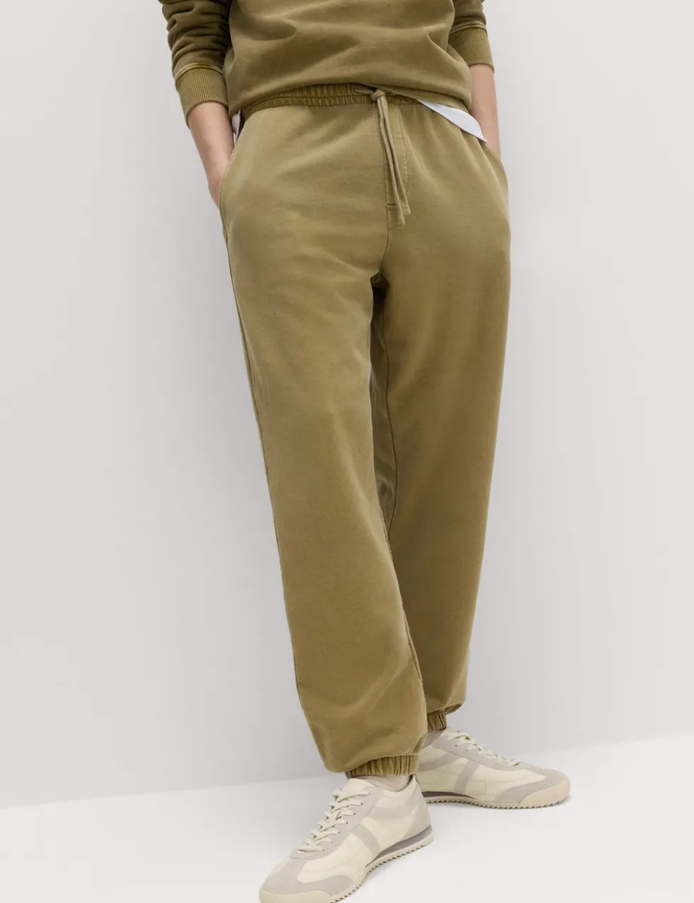 Garment Dyed Pure Cotton Joggers