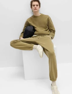 Garment Dyed Pure Cotton Joggers