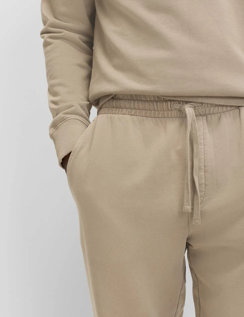 Garment Dyed Pure Cotton Joggers
