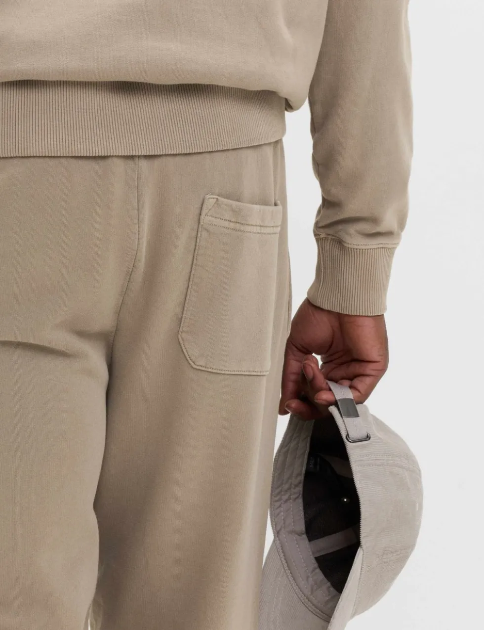 Garment Dyed Pure Cotton Joggers
