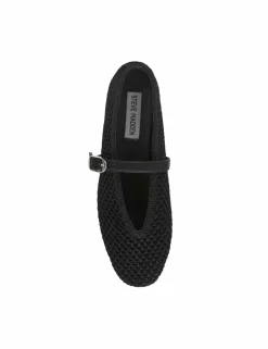 Gayla Buckle Woven Flat Pumps