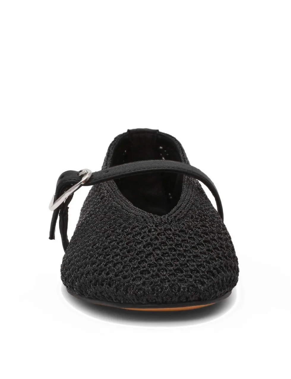 Gayla Buckle Woven Flat Pumps