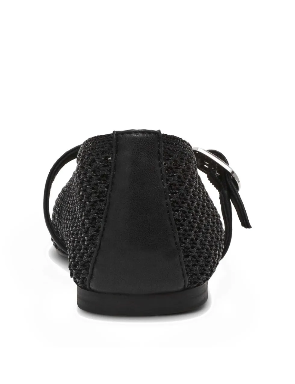 Gayla Buckle Woven Flat Pumps