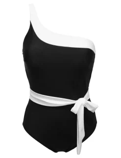 Genoa Tummy Control One Shoulder Swimsuit