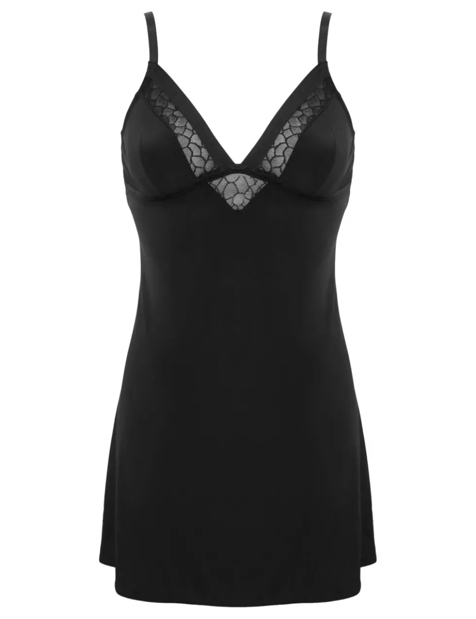 Geo Sculpt Strappy Chemise