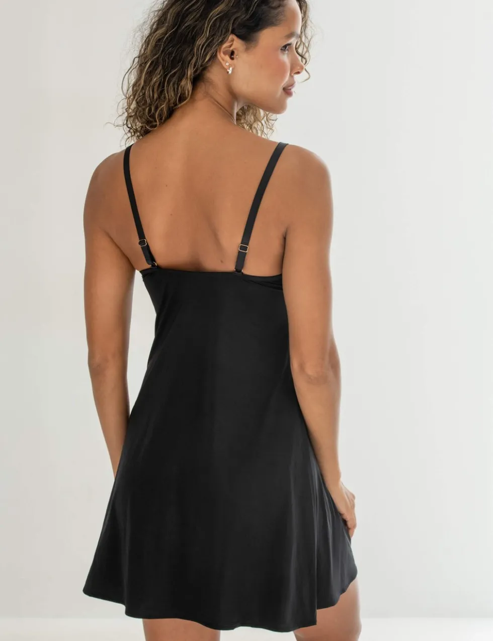 Geo Sculpt Strappy Chemise