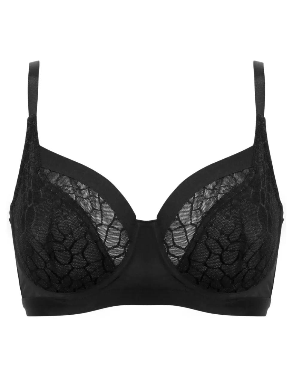 Geo Sculpt Wired Bra D-J