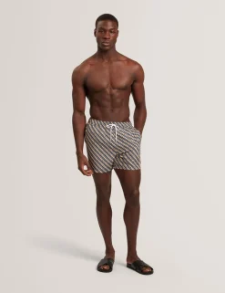 Geometric Print Swim Shorts
