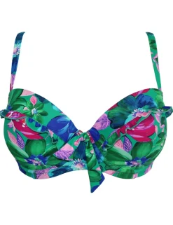 Getaway Padded Tie Convertible Bikini Top B-G