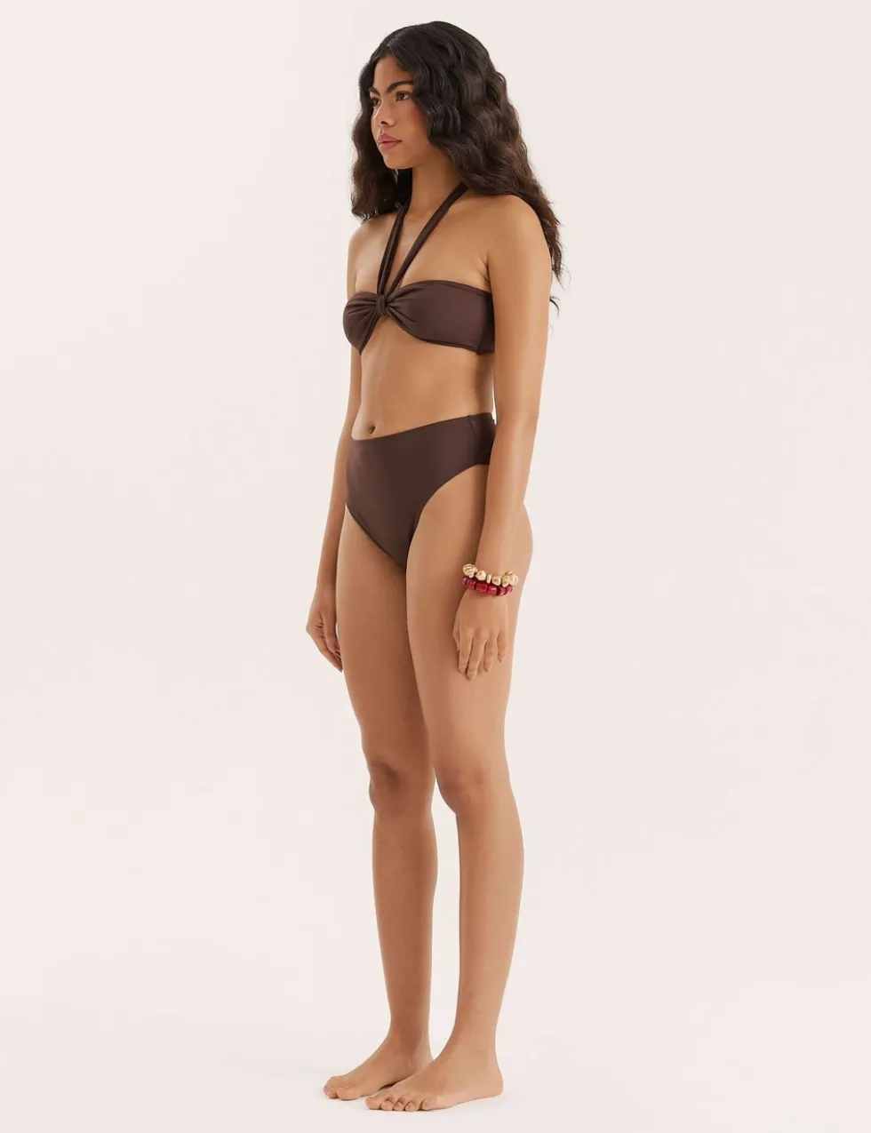 Gia High Waisted Bikini Bottoms