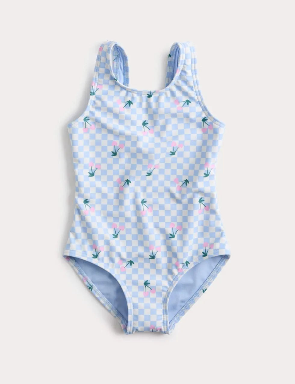 Gingham Cherry Swimsuit (2-8 Yrs)
