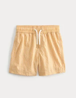 Gingham Seersucker Swim Shorts (2-8 Yrs)