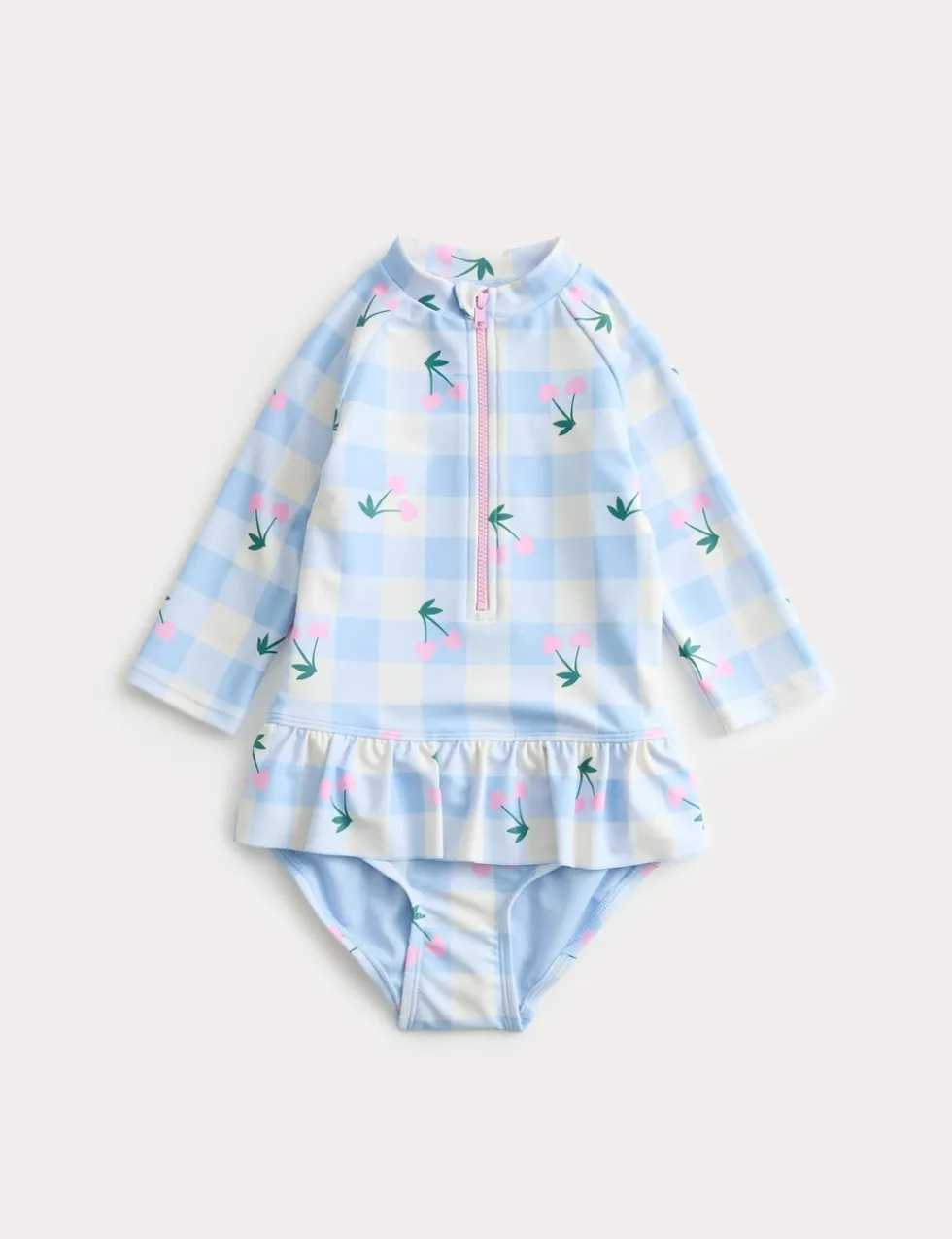Gingham Swimsuit (2-8 Yrs)