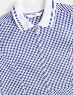 Girls' Gingham School Playsuit (2-14 Yrs)