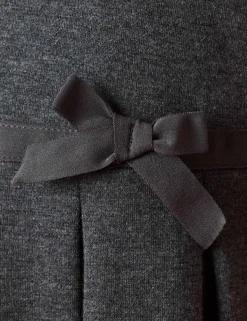 Girls' Jersey Bow School Pinafore (2-12 Yrs)