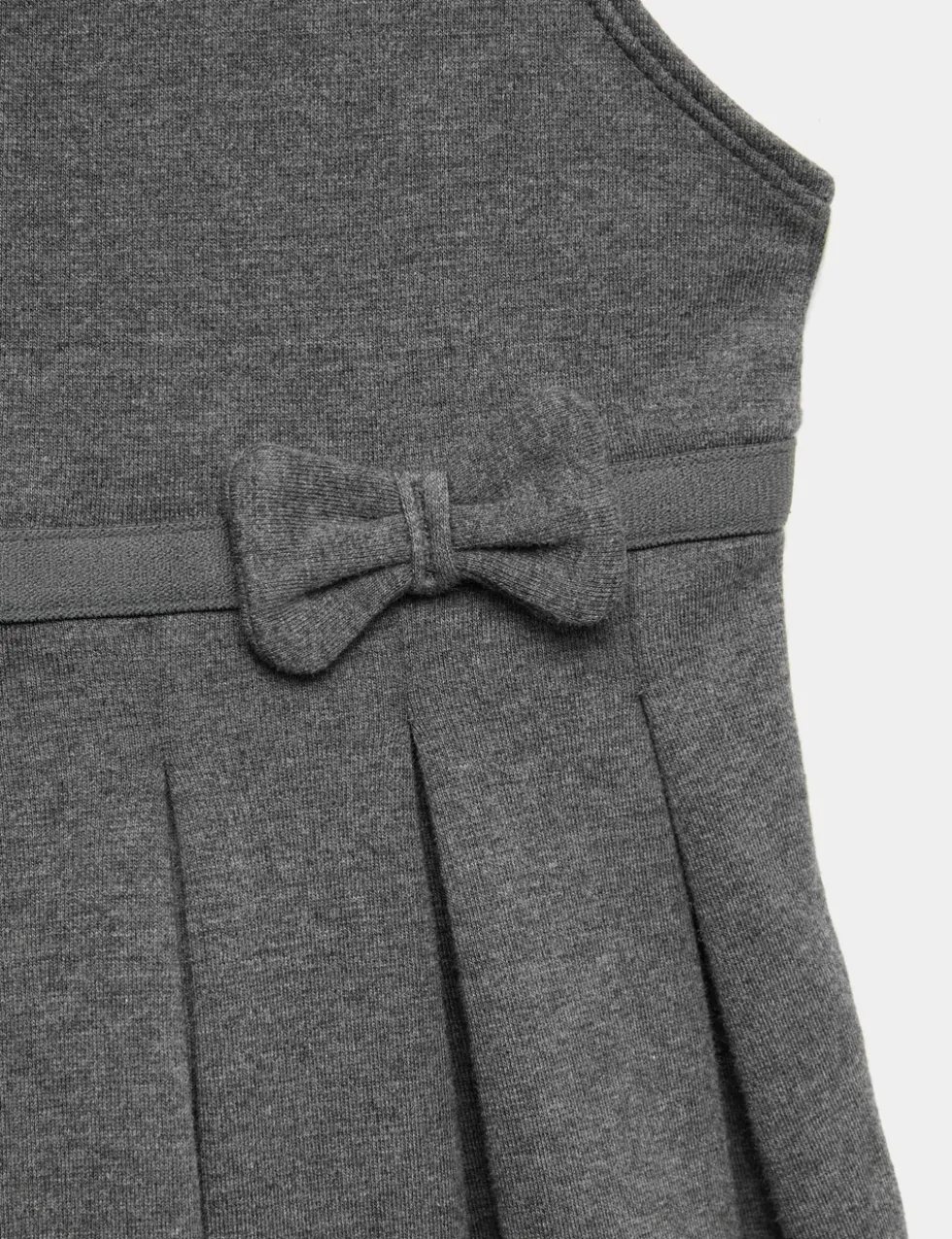 Girls Jersey Heart Pocket School Pinafore (2-12 Yrs)