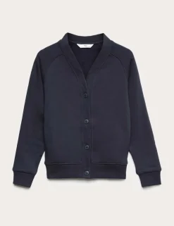 Girls' Jersey School Cardigan (2-18 Yrs)
