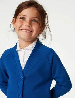 Girls' Jersey School Cardigan (2-18 Yrs)
