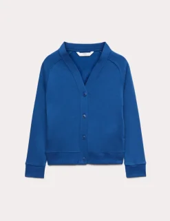 Girls' Jersey School Cardigan (2-18 Yrs)
