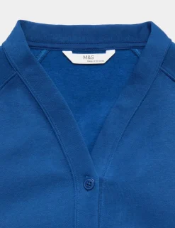 Girls' Jersey School Cardigan (2-18 Yrs)