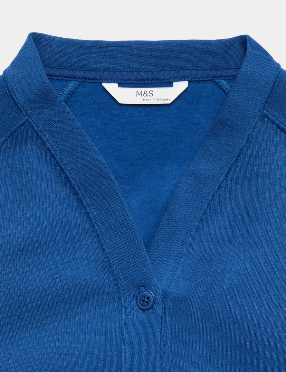 Girls' Jersey School Cardigan (2-18 Yrs)