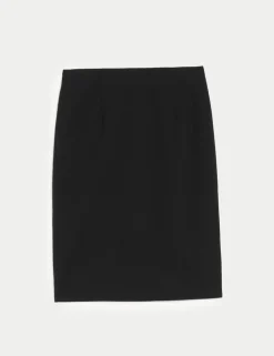Girls' Long Pencil School Skirt (9-16 Yrs)