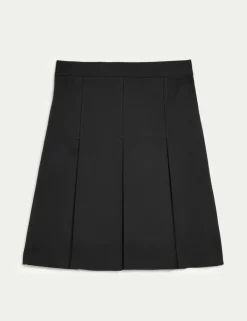 Girls' Permanent Pleats School Skirt (2-16 Yrs)
